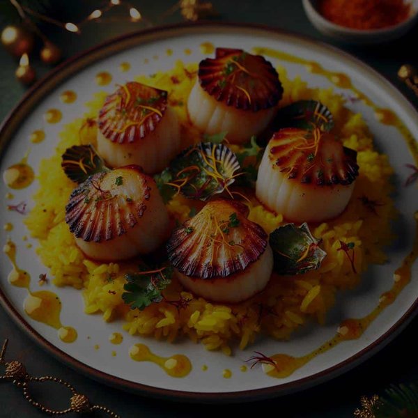 Comment associer le safran à la saveur de la Saint-Jacques pour un plat festif?