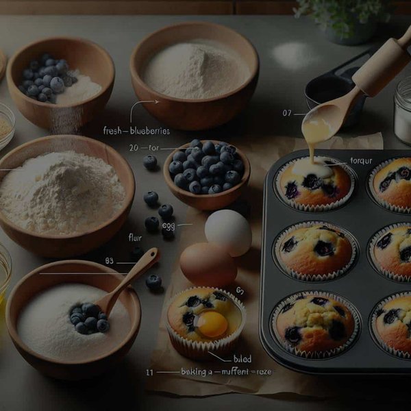 Comment faire des muffins aux myrtilles moelleux à chaque fois ?